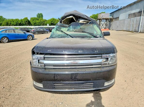 2FMHK6C89KBA18172 2019 FORD FLEX Черный Вид спереди