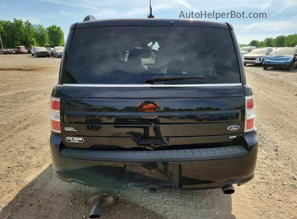 2FMHK6C89KBA18172 2019 FORD FLEX Черный Вид сзади