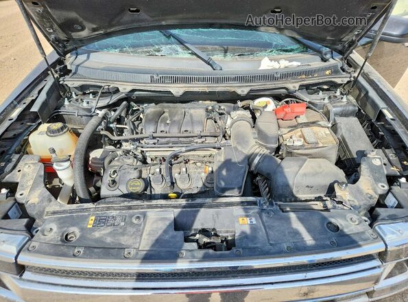 2FMHK6C89KBA18172 2019 FORD FLEX Черный Вид задней части салона