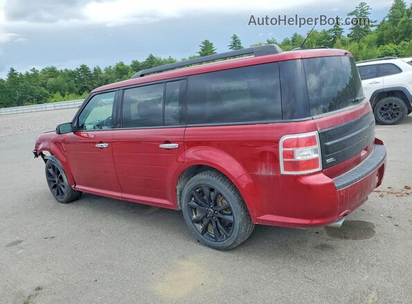 2FMHK6C8XKBA27768 2019 FORD FLEX Red Trasero izquierdo