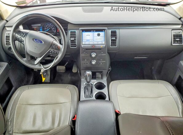2FMHK6C8XKBA27768 2019 FORD FLEX Red Vista del salpicadero