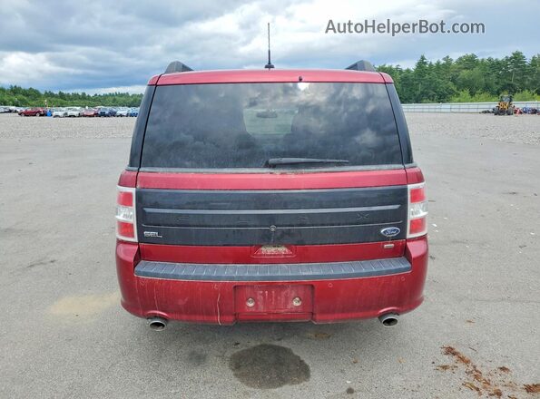 2FMHK6C8XKBA27768 2019 FORD FLEX Red Vista trasera