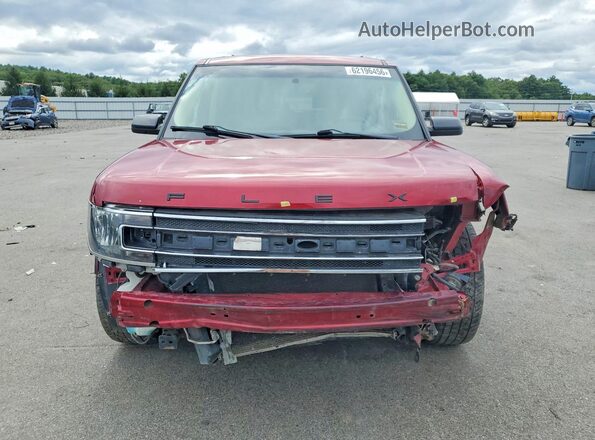 2FMHK6C8XKBA27768 2019 FORD FLEX Red Vista frontal