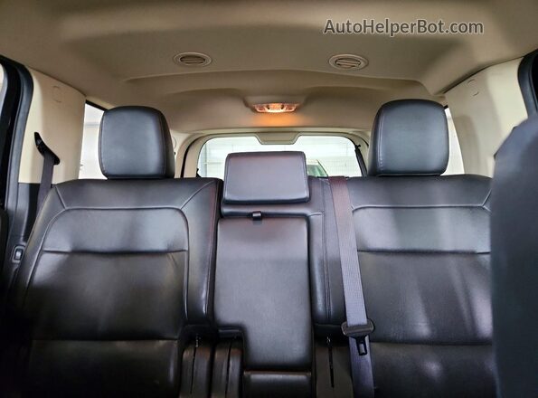 2FMHK6D80JBA14539 2018 FORD FLEX Black Widok tylnych siedzeń