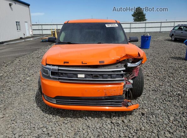 2FMHK6D80KBA06457 2019 FORD FLEX Orange Դիմացի տեսք