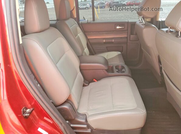 2FMHK6D80KBA06457 2019 FORD FLEX Orange Սալոնի հետևի տեսք