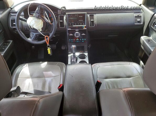 2FMHK6D80KBA06457 2019 FORD FLEX Orange Առջևի վահանակի տեսք