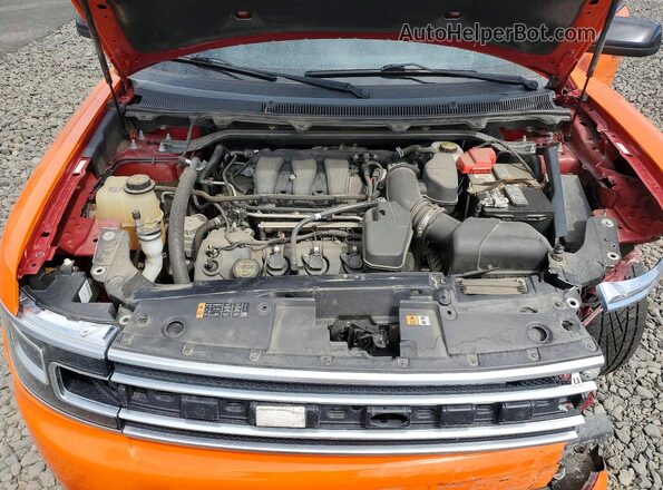 2FMHK6D80KBA06457 2019 FORD FLEX Orange Շարժիչի բաժամունքի տեսք