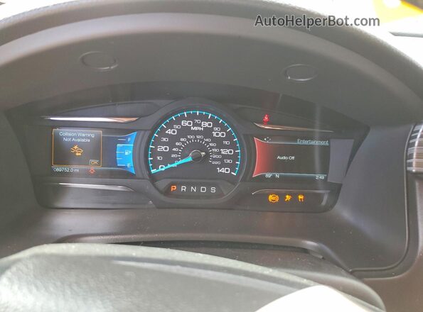 2FMHK6D80KBA06457 2019 FORD FLEX Orange Սարքավորումների վահանակի տեսք