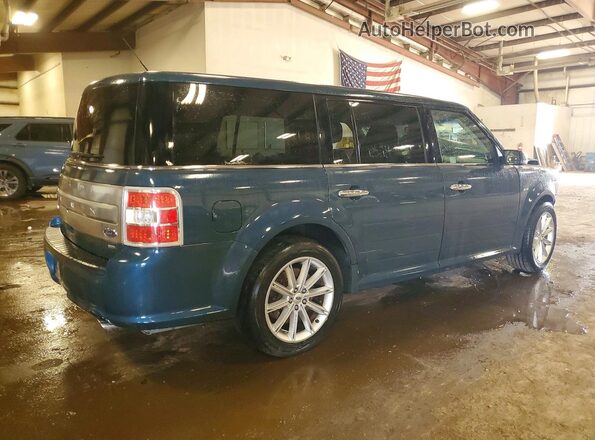 2FMHK6D82GBA01381 2016 FORD FLEX Blue Задня права чверть