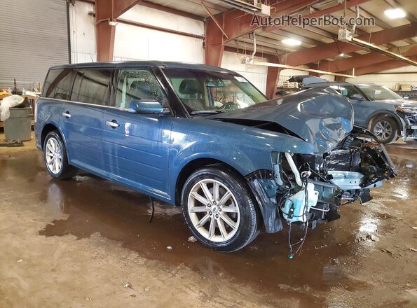 2FMHK6D82GBA01381 2016 FORD FLEX Blue Передня права чверть