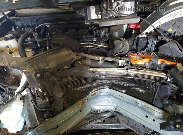 2FMHK6D82GBA01381 2016 FORD FLEX Blue Вид підкапотного простору