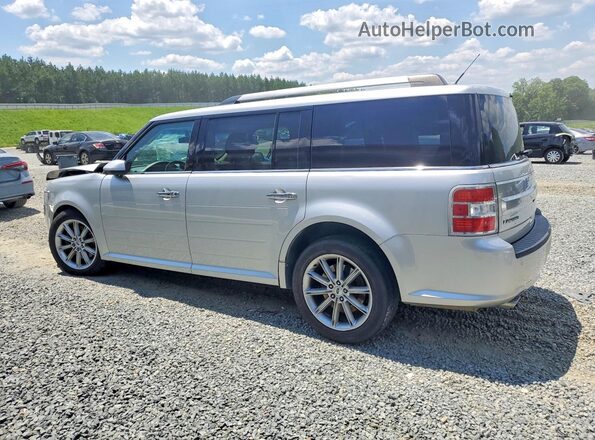 2FMHK6D83GBA10333 2016 FORD FLEX Silver Trasero izquierdo