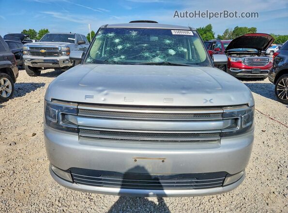 2FMHK6D83KBA06193 2019 FORD FLEX Silver Widok z przodu
