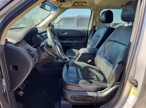 2FMHK6D83KBA06193 2019 FORD FLEX Silver Widok wnętrza z przodu