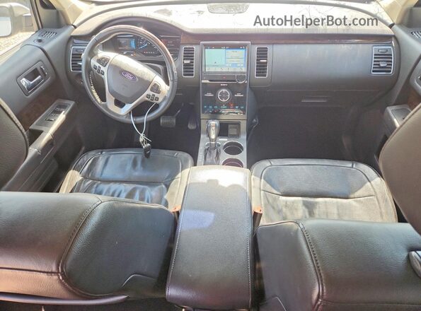 2FMHK6D83KBA06193 2019 FORD FLEX Silver Widok deski rozdzielczej