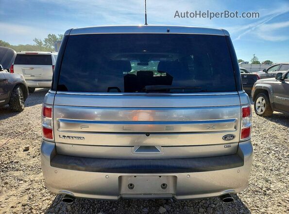 2FMHK6D83KBA06193 2019 FORD FLEX Silver Widok z tyłu