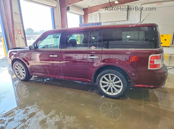 2FMHK6D84HBA01139 2017 FORD FLEX Maroon უკანა მარცხენა