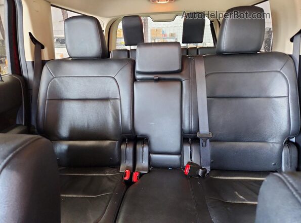 2FMHK6D84HBA01139 2017 FORD FLEX Maroon უკანა სავარძლების ხედი