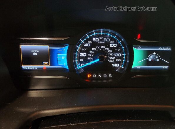 2FMHK6D84HBA01139 2017 FORD FLEX Maroon ხელსაწყოთა პანელის ხედი