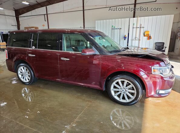 2FMHK6D84HBA01139 2017 FORD FLEX Maroon წინა მარჯვენა