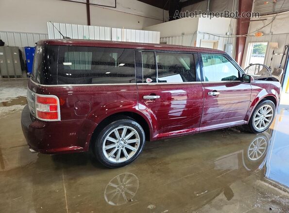 2FMHK6D84HBA01139 2017 FORD FLEX Maroon უკანა მარჯვენა
