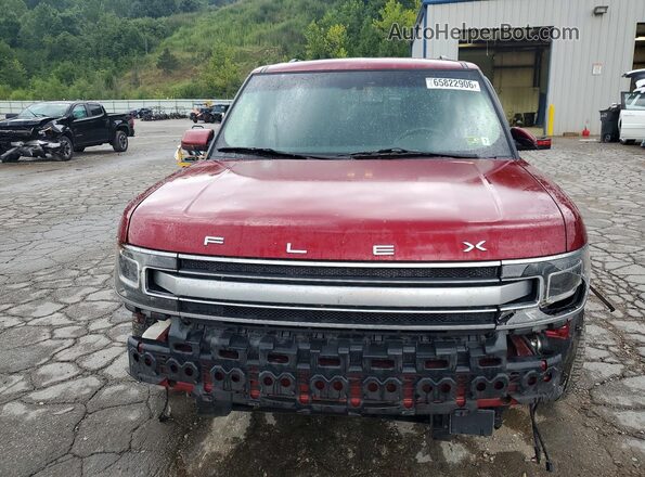2FMHK6D85GBA00306 2016 FORD FLEX Red Vista frontal