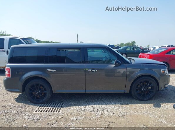 2FMHK6D85KBA20158 2019 FORD FLEX Gray Вид задньої частини салону