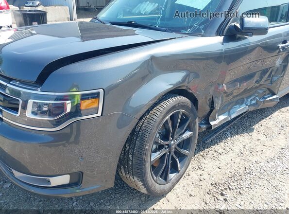2FMHK6D85KBA20158 2019 FORD FLEX Gray 