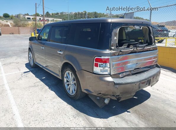 2FMHK6D85KBA35582 2019 FORD FLEX Brown Задня ліва чверть