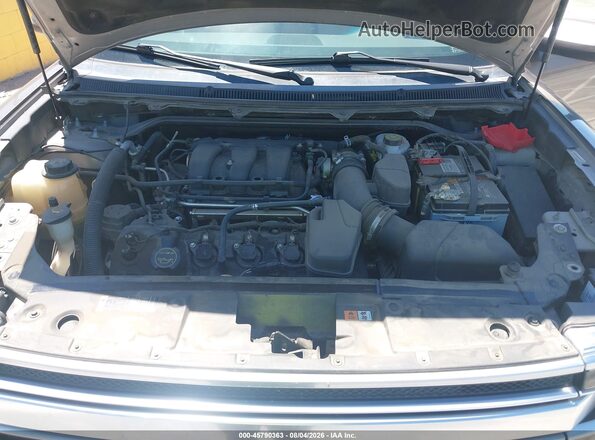 2FMHK6D85KBA35582 2019 FORD FLEX Brown Вид ззаду