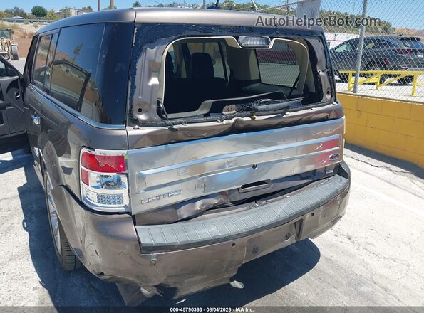 2FMHK6D85KBA35582 2019 FORD FLEX Brown Вид спереду