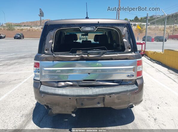 2FMHK6D85KBA35582 2019 FORD FLEX Brown 
