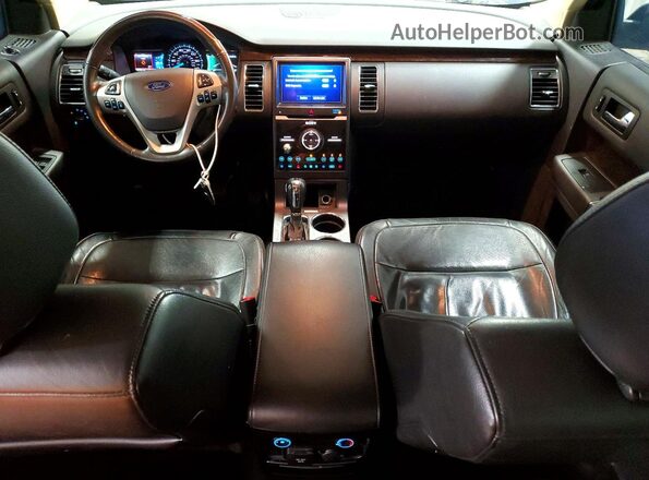 2FMHK6D87GBA01408 2016 FORD FLEX Black Առջևի վահանակի տեսք