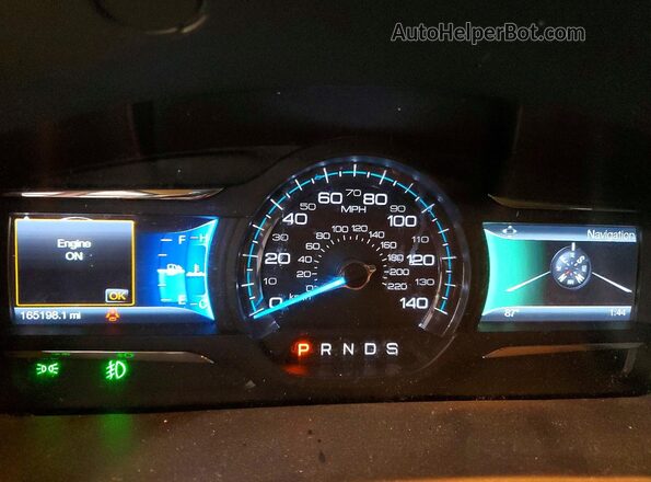 2FMHK6D87GBA01408 2016 FORD FLEX Black Սարքավորումների վահանակի տեսք
