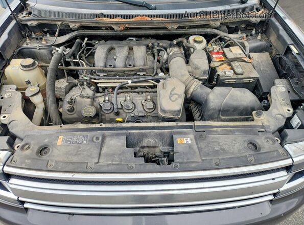 2FMHK6D87KBA06262 2019 FORD FLEX Charcoal ძრავის განყოფილების ხედი