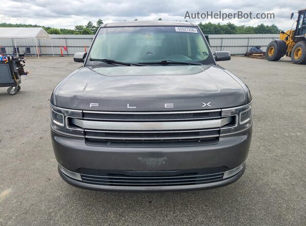 2FMHK6D87KBA06262 2019 FORD FLEX Charcoal წინა ხედი