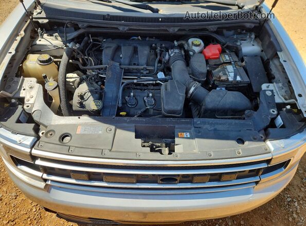 2FMHK6D87KBA29654 2019 FORD FLEX Silver Widok komory silnika