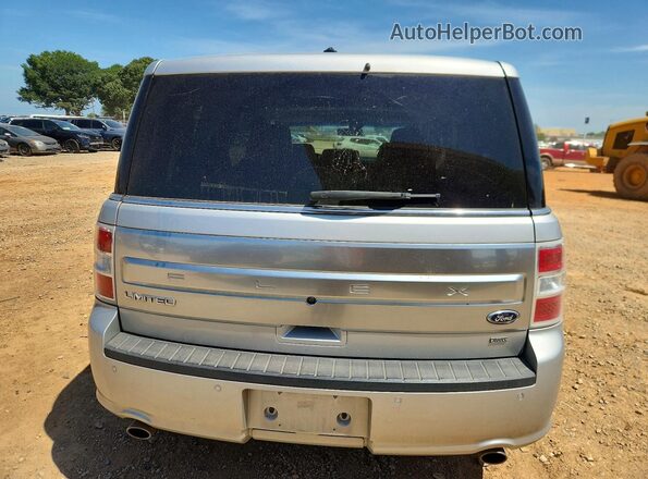 2FMHK6D87KBA29654 2019 FORD FLEX Silver Widok z tyłu