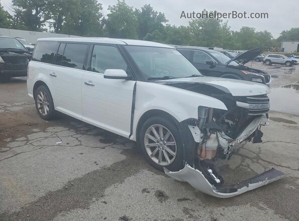 2FMHK6D88KBA20767 2019 FORD FLEX Белый Передняя правая четверть