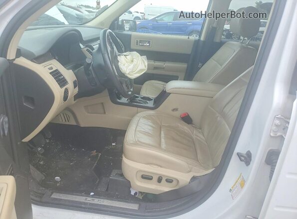2FMHK6D88KBA20767 2019 FORD FLEX Белый Вид салона спереди