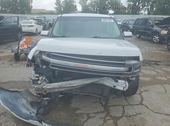 2FMHK6D88KBA20767 2019 FORD FLEX Белый Вид спереди