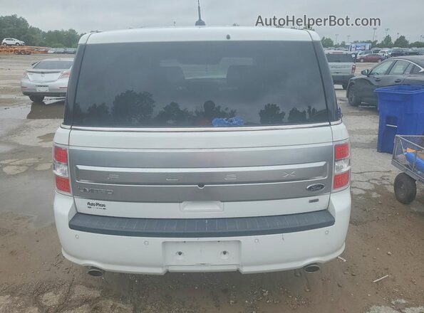 2FMHK6D88KBA20767 2019 FORD FLEX Белый Вид сзади