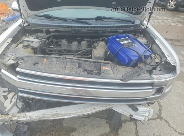 2FMHK6D88KBA20767 2019 FORD FLEX Белый Вид задней части салона