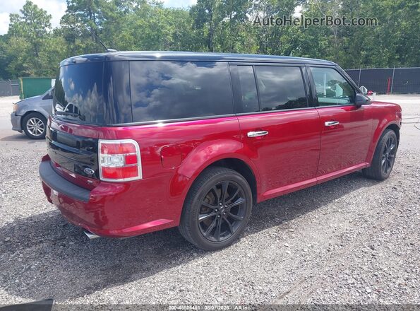 2FMHK6D88KBA26164 2019 FORD FLEX Red Trasero derecho