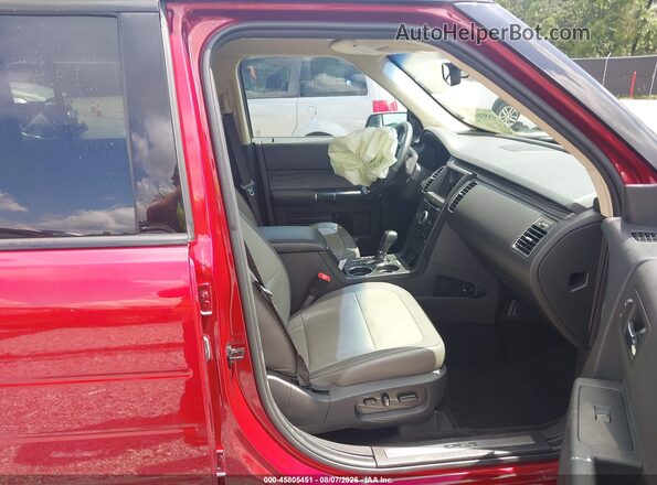 2FMHK6D88KBA26164 2019 FORD FLEX Red Vista interior delantera