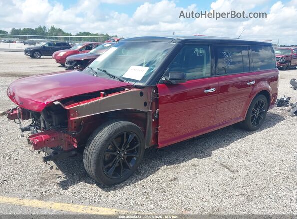 2FMHK6D88KBA26164 2019 FORD FLEX Red Vista tres cuartos delantera izquierda