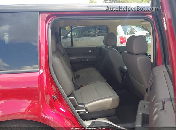 2FMHK6D88KBA26164 2019 FORD FLEX Red Vista de la etiqueta del VIN