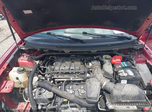 2FMHK6D88KBA26164 2019 FORD FLEX Red Vista trasera