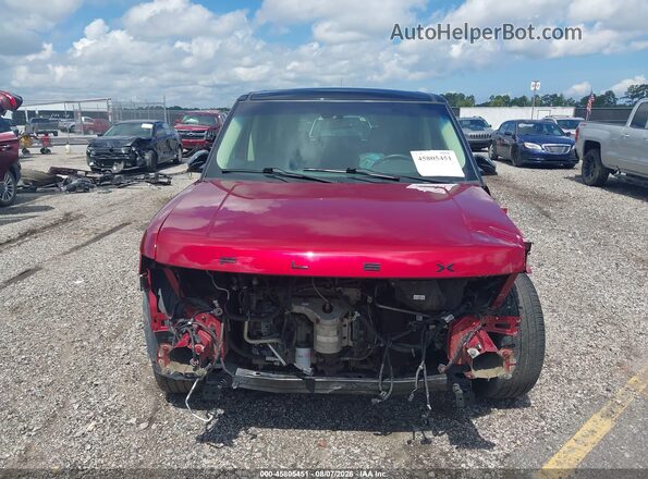 2FMHK6D88KBA26164 2019 FORD FLEX Red Vista interior trasera